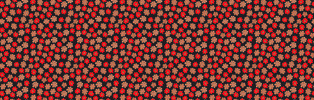 340: Red polymer clay design